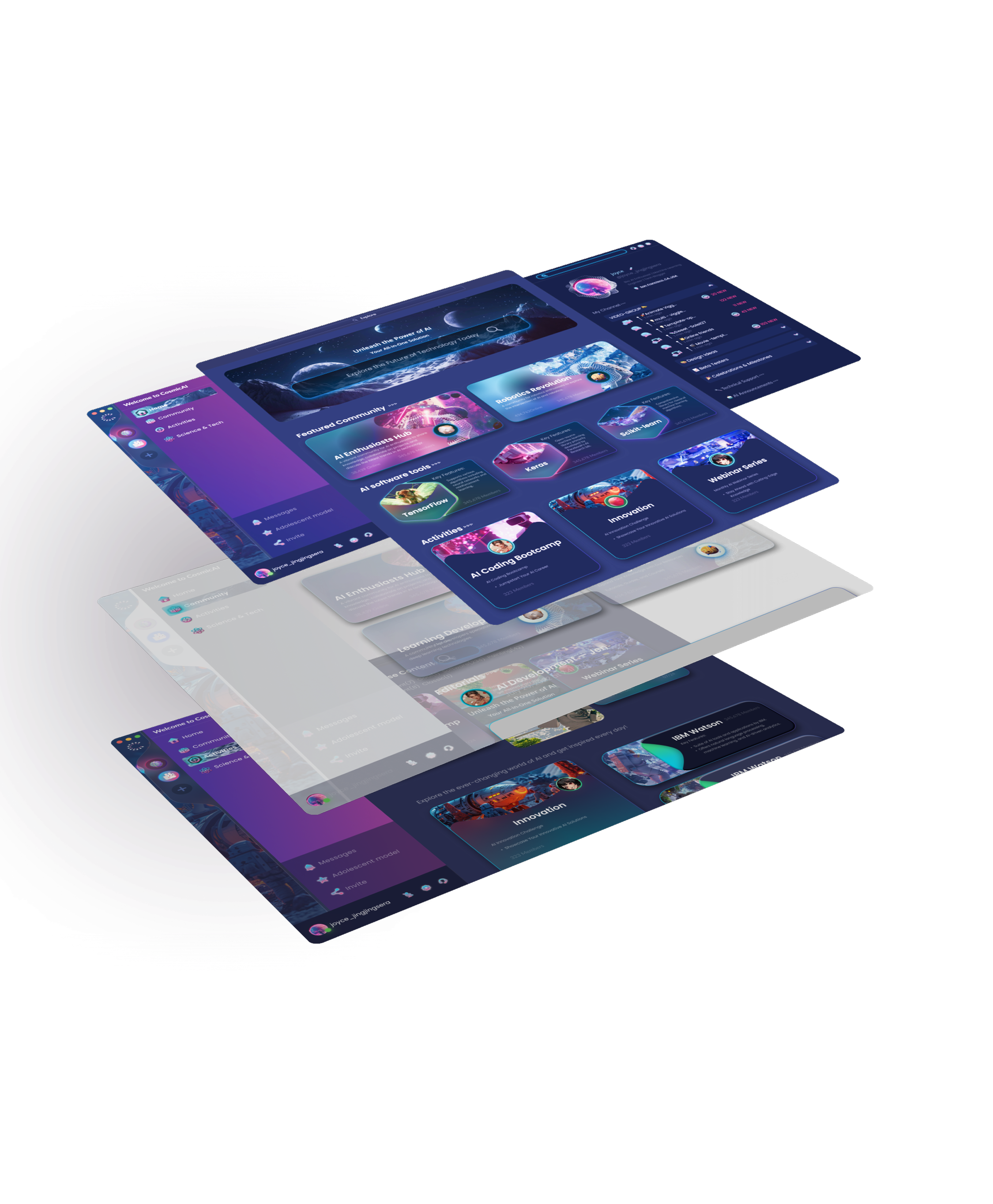 Visual and graphic design work samples